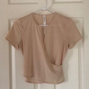 Light pink lululemon size 4 top